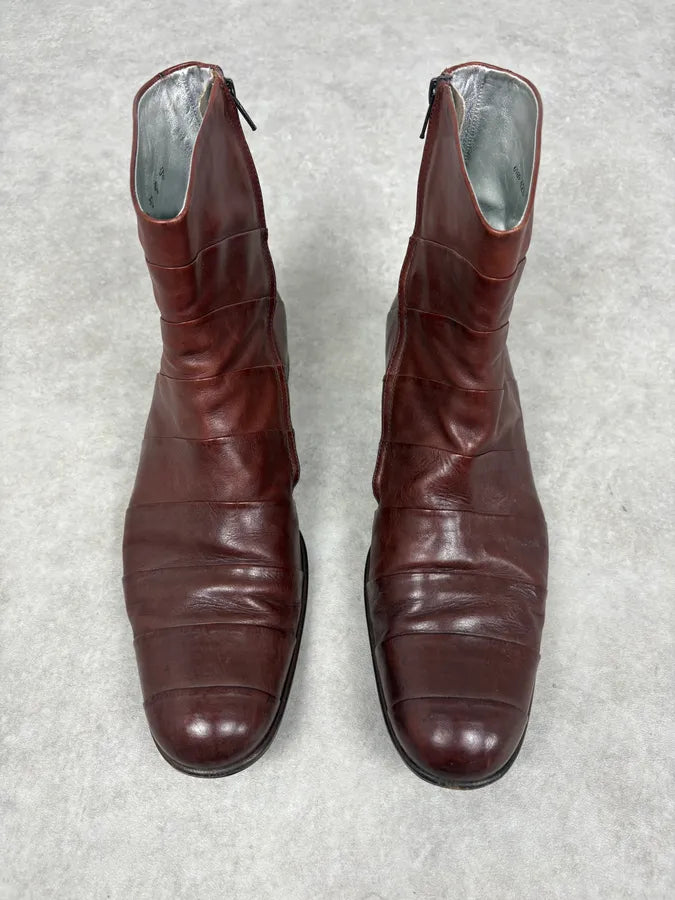 Jean Baptiste Rautureau Brown Leather Boots CadJhQM 1
