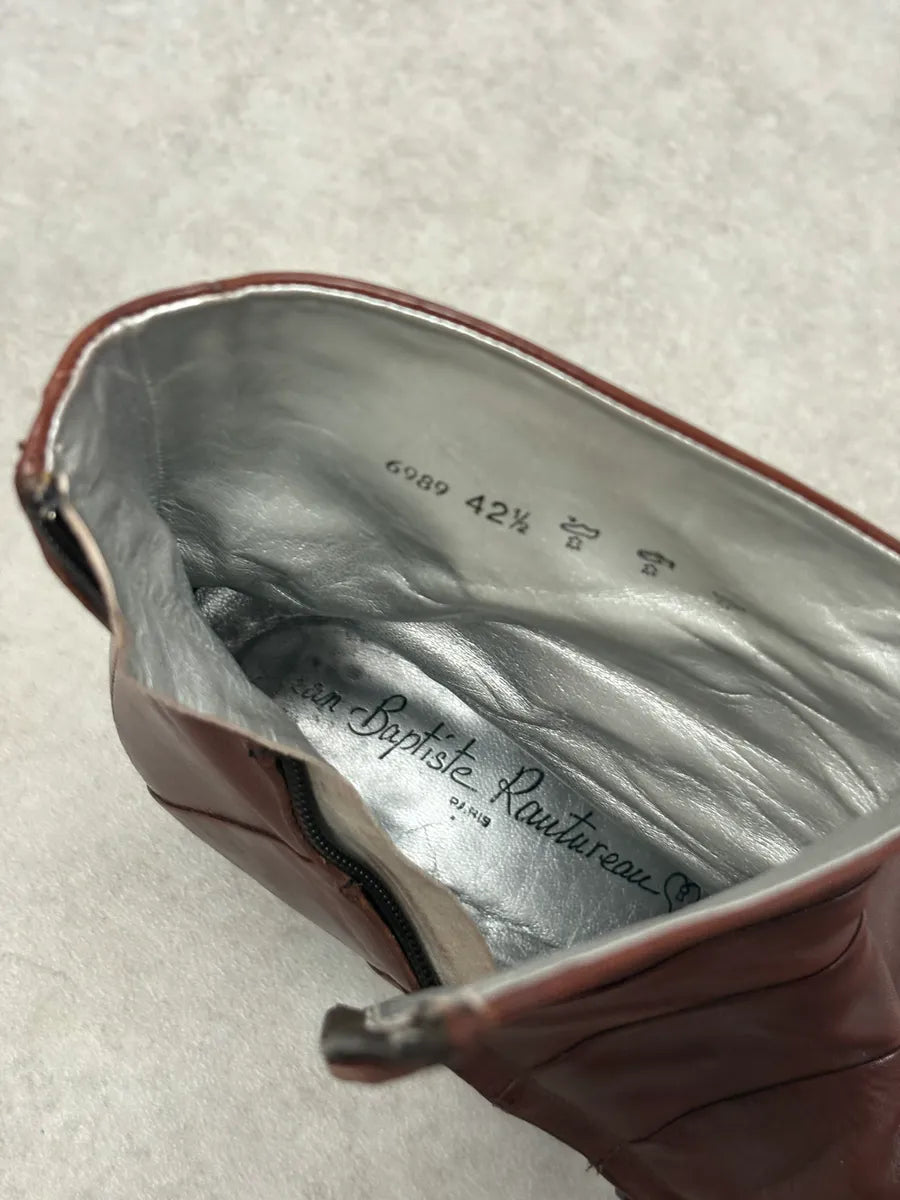 Jean Baptiste Rautureau Brown Leather Boots CadJhQM 6