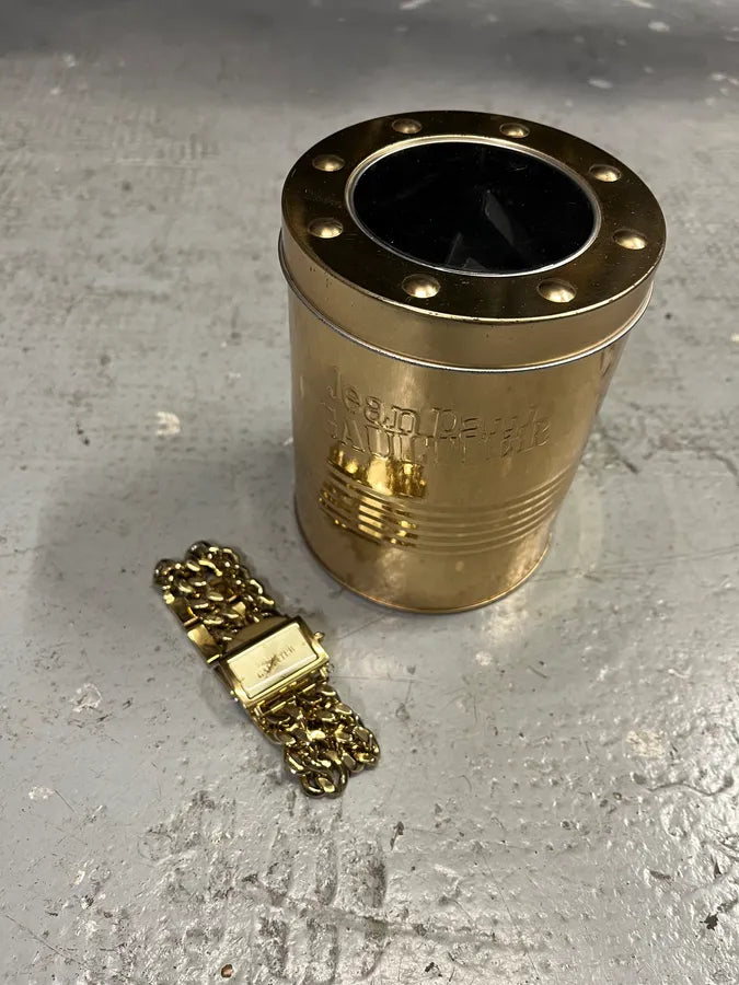 Jean Paul Gaultier 2 Chains Silver Steel Gold Watch (OS) 1