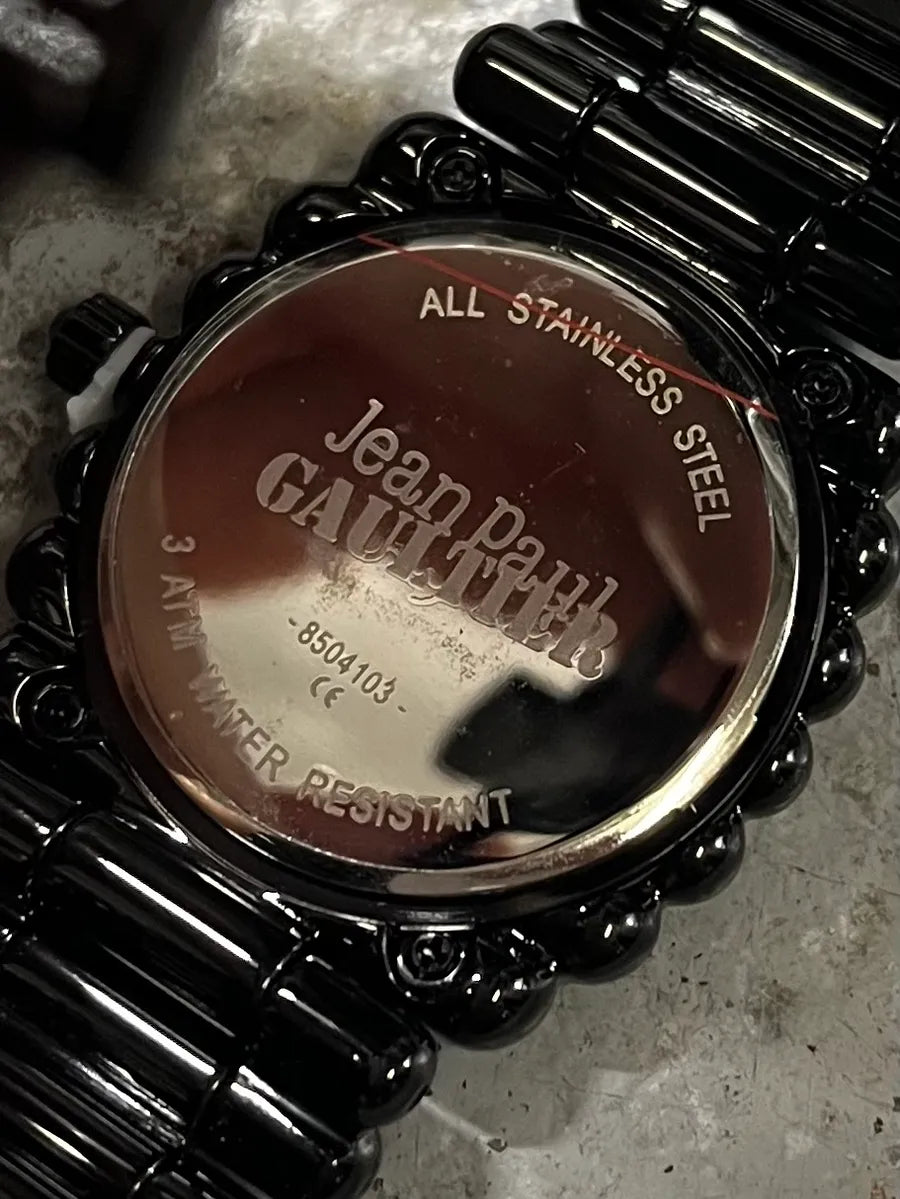 Jean Paul Gaultier Archive Black Bullet Watch CDSgvqQ 9