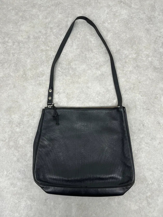 Jean Paul Gaultier Art Déco Black Leather Bag IvBDpsJ 0