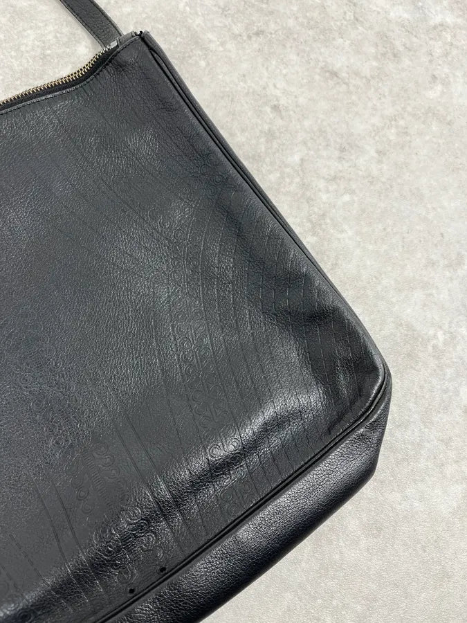 Jean Paul Gaultier Art Déco Black Leather Bag IvBDpsJ 2