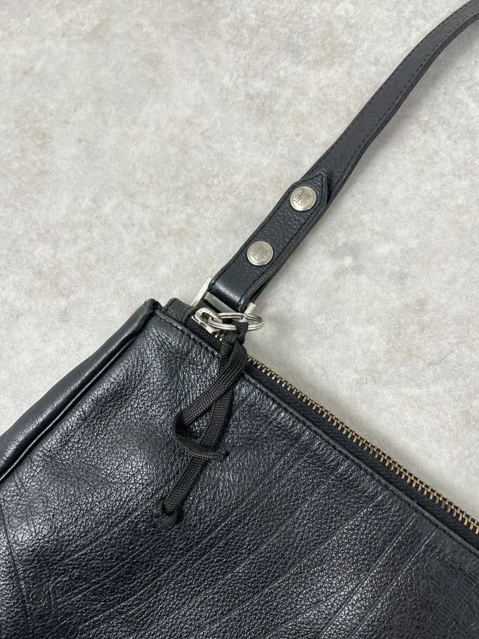 Jean Paul Gaultier Art Déco Black Leather Bag IvBDpsJ 3