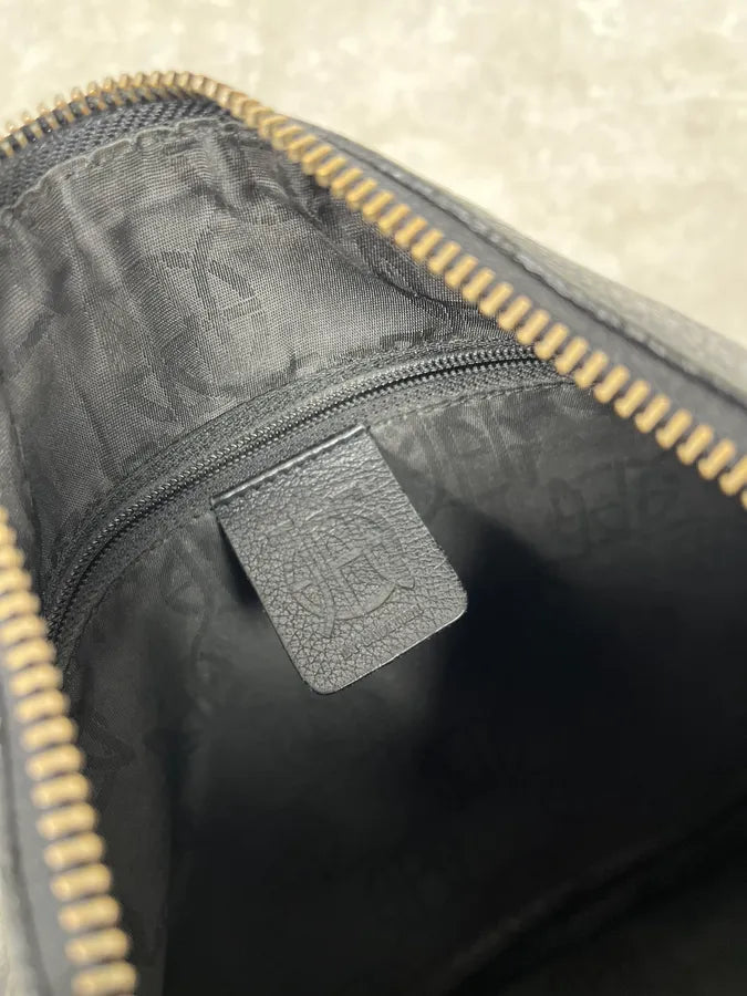 Jean Paul Gaultier Art Déco Black Leather Bag IvBDpsJ 5