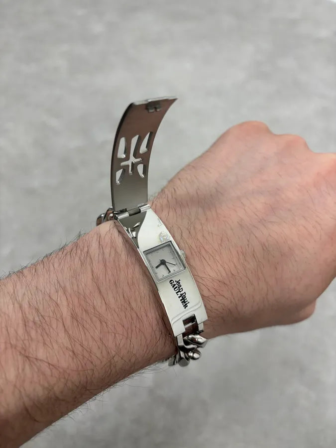 Jean Paul Gaultier Avant-Garde Grey Steel Watch zTXepPl 2