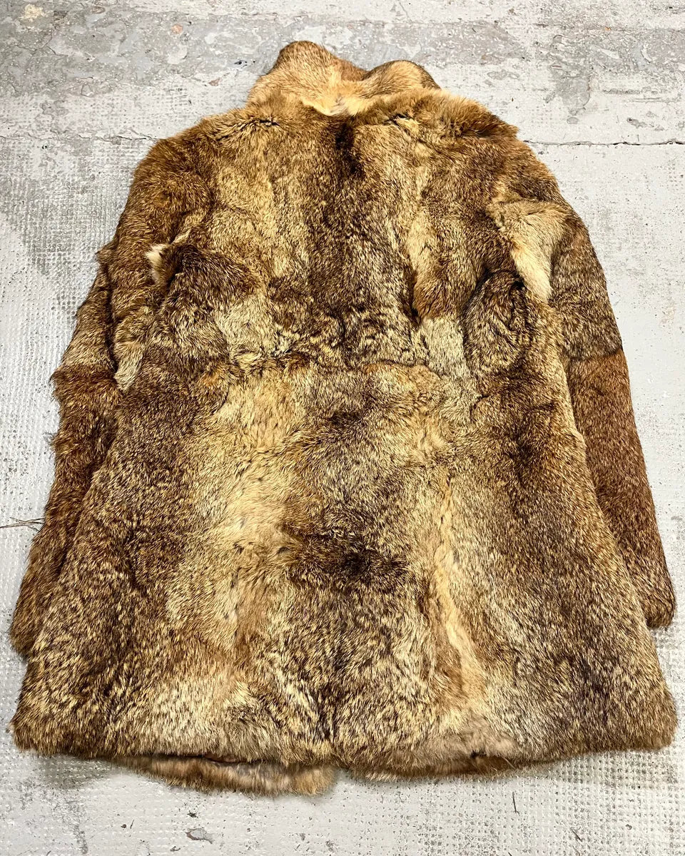 Jean Paul Gaultier Beige Faux Fur Coat ihheIOY 6