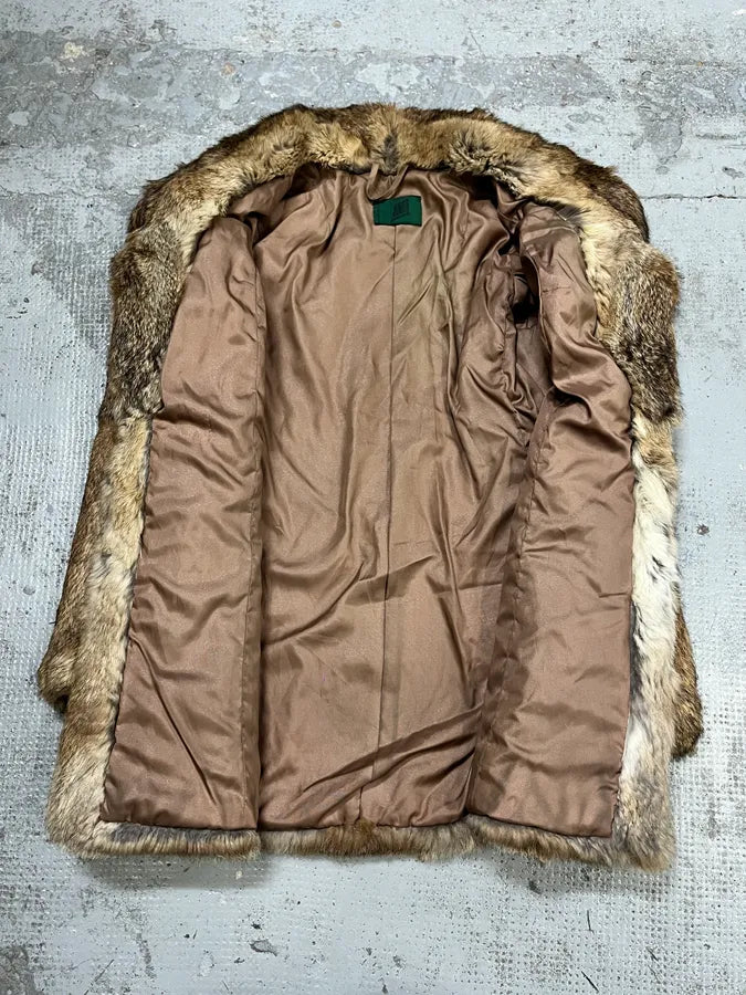 Jean Paul Gaultier Beige Faux Fur Coat ihheIOY 7