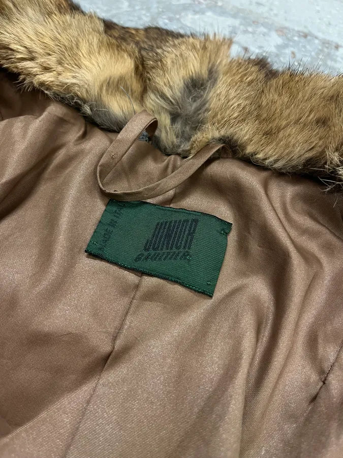 Jean Paul Gaultier Beige Faux Fur Coat ihheIOY 8