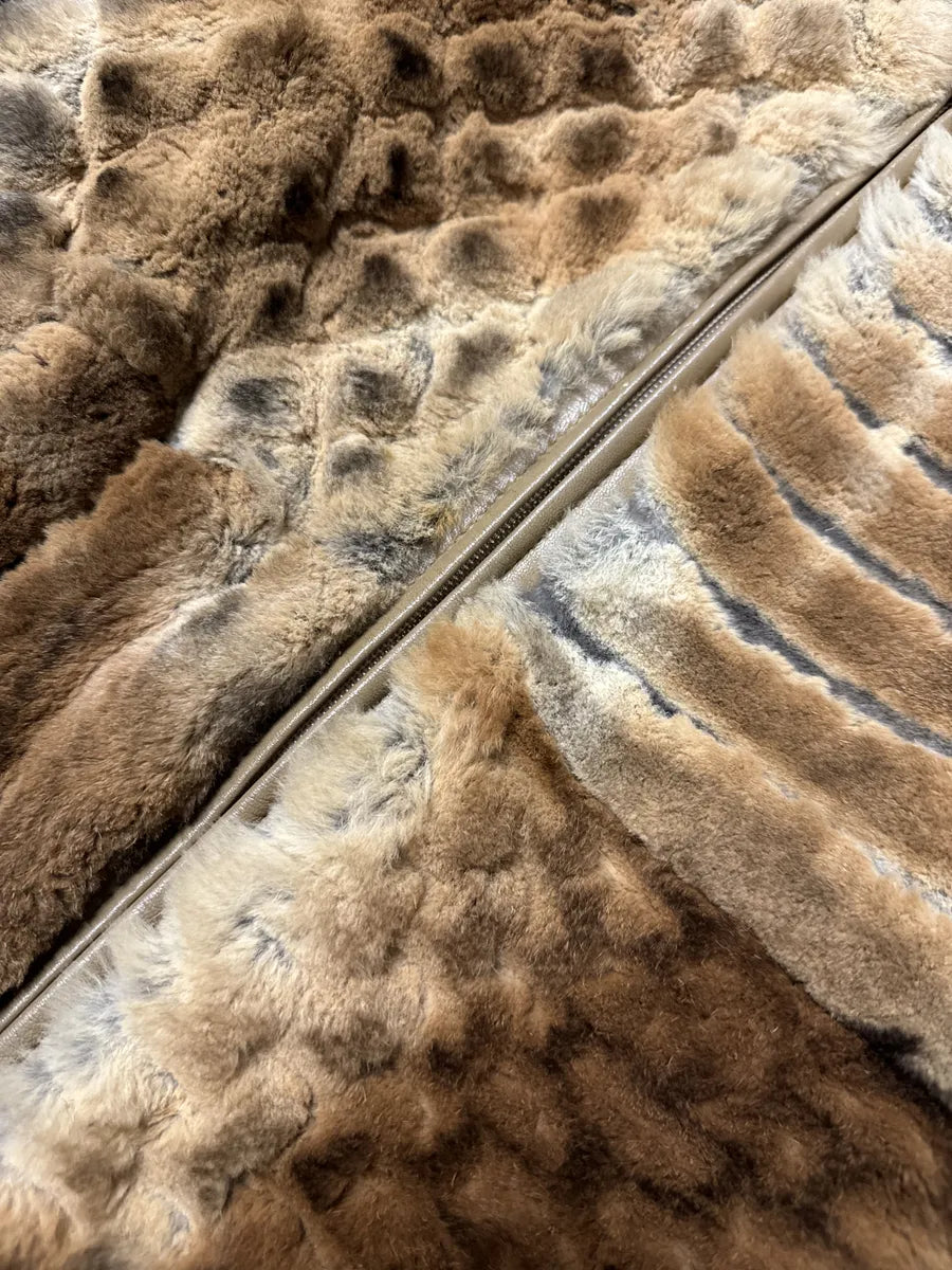 Jean Paul Gaultier Beige Maille Camel Fur Jacket vWeOzTH 6