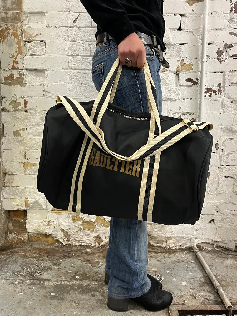 Jean Paul Gaultier Black Boxing Sport Bag rbhSePV 1