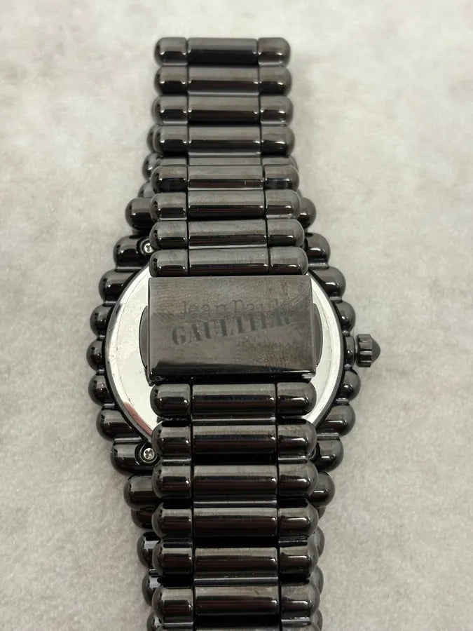 Jean Paul Gaultier Black Bullet Avant-Garde Watch xNtAvAM 4