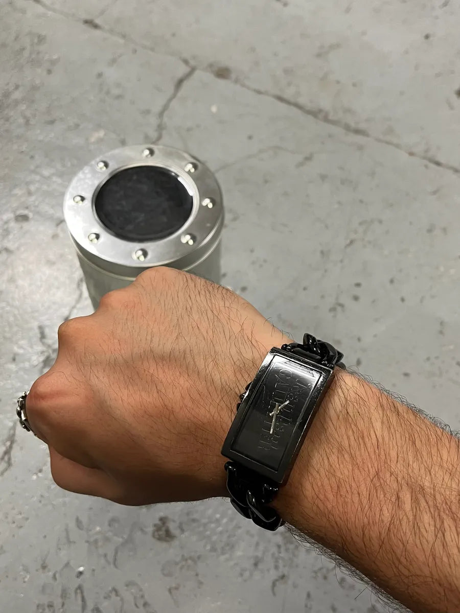 Jean Paul Gaultier Black Chain Watch INpcyrm 0