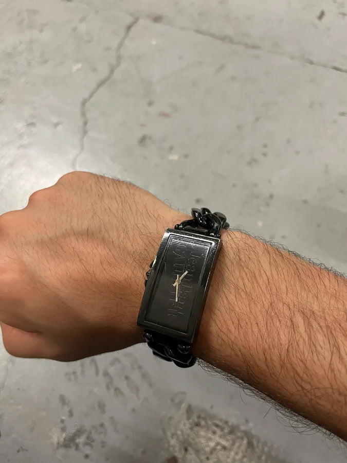 Jean Paul Gaultier Black Chain Watch INpcyrm 2