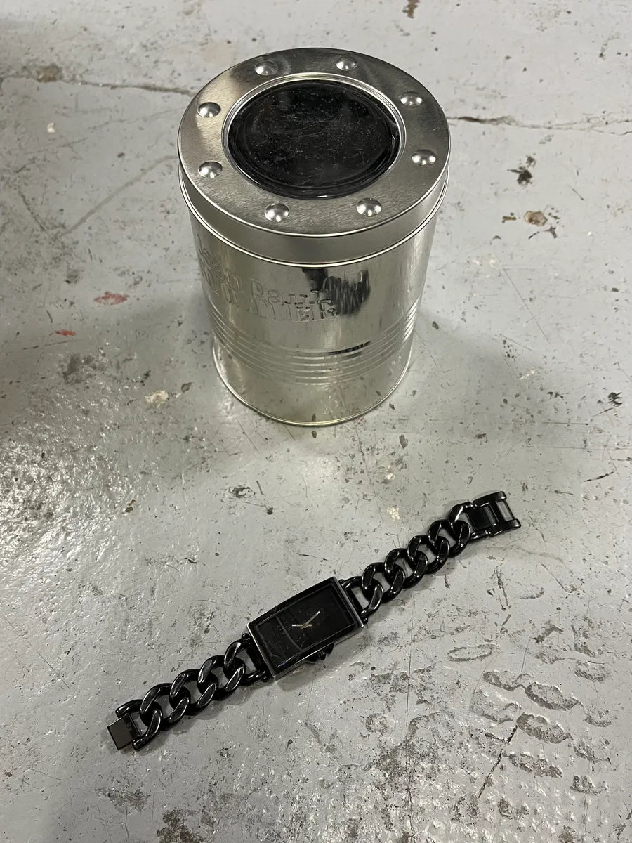 Jean Paul Gaultier Black Chain Watch INpcyrm 3