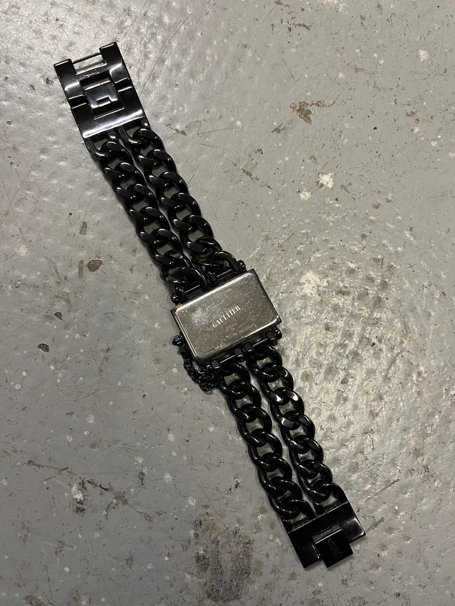Jean Paul Gaultier Black Chain Watch (OS) 2