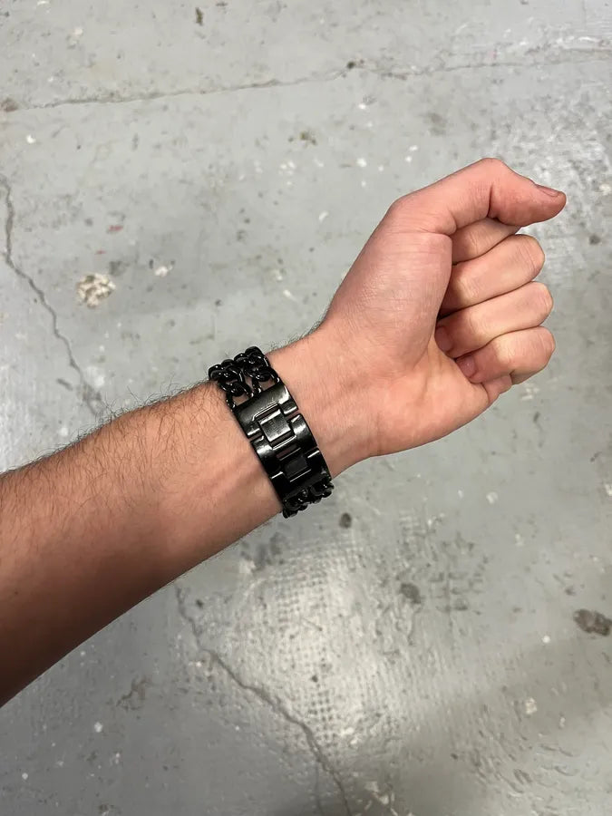 Jean Paul Gaultier Black Chain Watch (OS) 3
