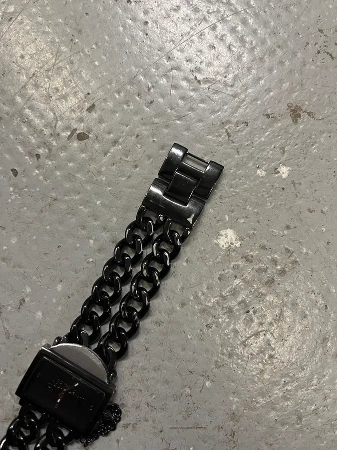Jean Paul Gaultier Black Chain Watch (OS) 4