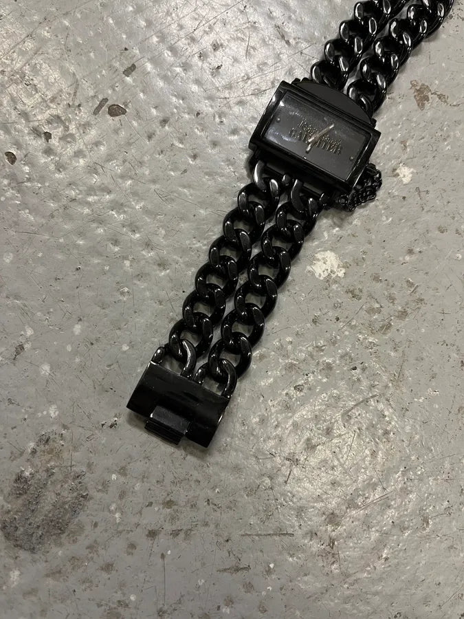 Jean Paul Gaultier Black Chain Watch (OS) 5