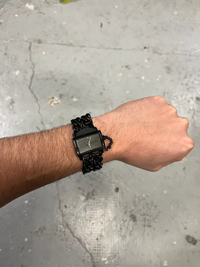 Jean Paul Gaultier Black Chain Watch (OS) 6
