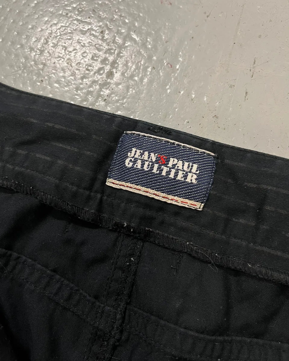 Jean Paul Gaultier Black Classy Striped Pants RvpczUd 10