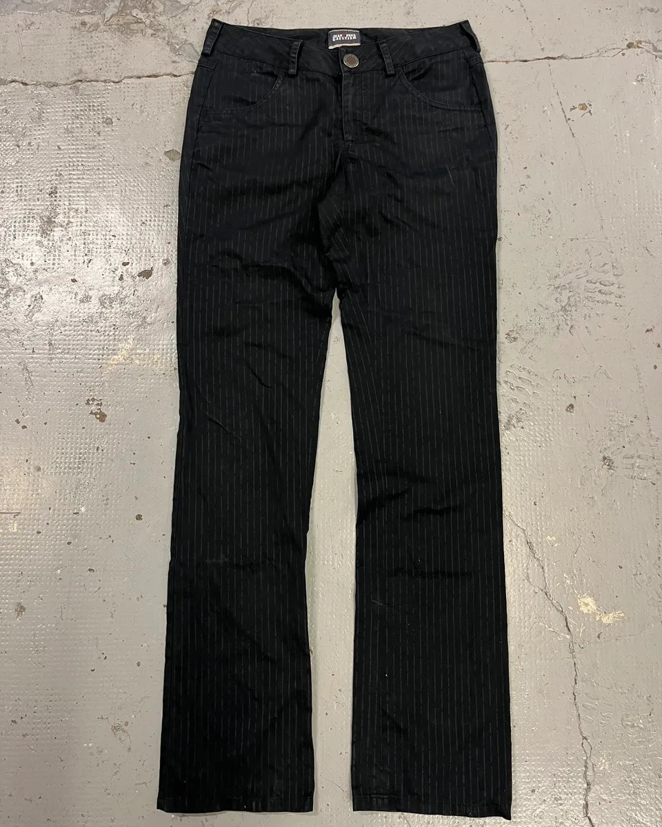 Jean Paul Gaultier Black Classy Striped Pants RvpczUd 4