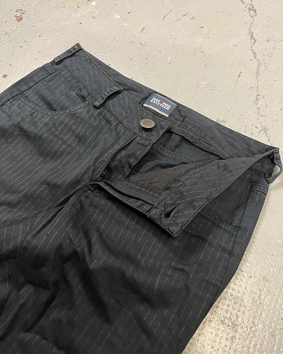 Jean Paul Gaultier Black Classy Striped Pants RvpczUd 6