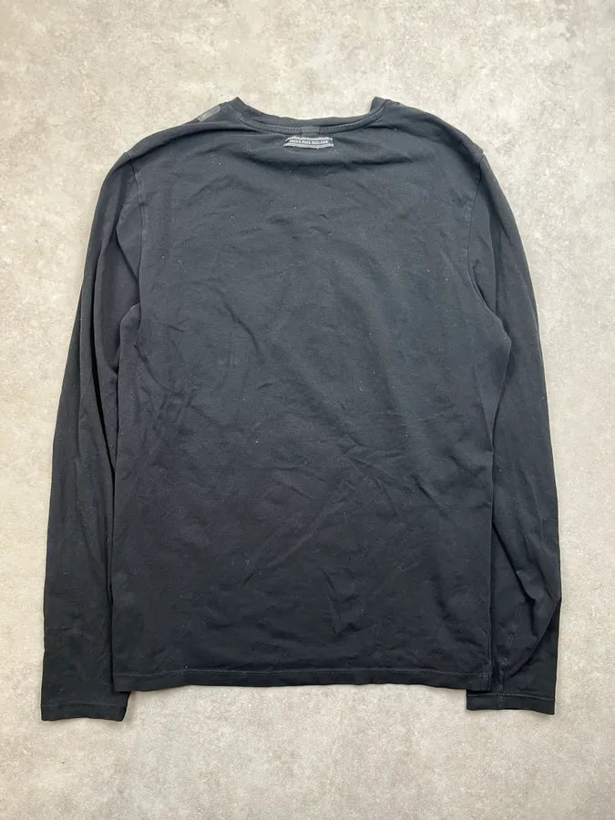 2000s Jean Paul Gaultier Black Bandana Trompe Loeil Longsleeve PZjiWrs 3