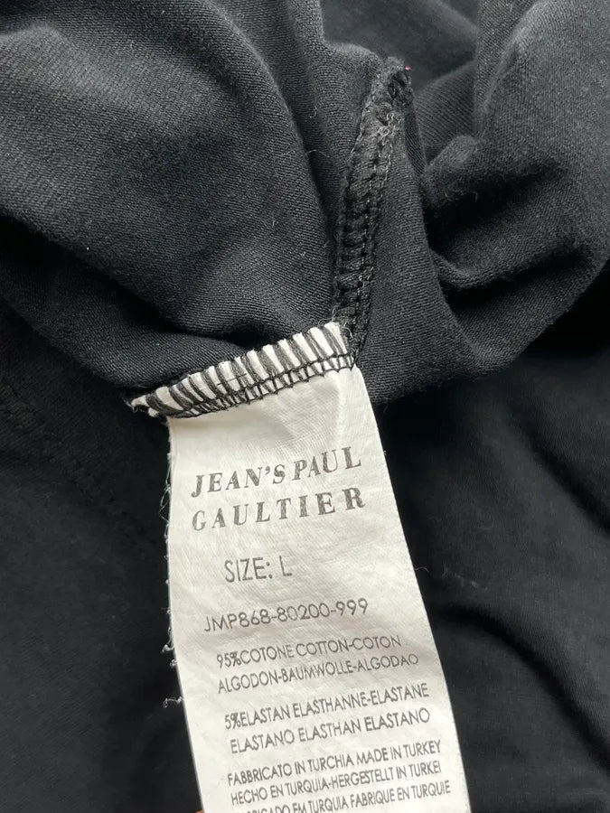 2000s Jean Paul Gaultier Black Bandana Trompe Loeil Longsleeve PZjiWrs 7