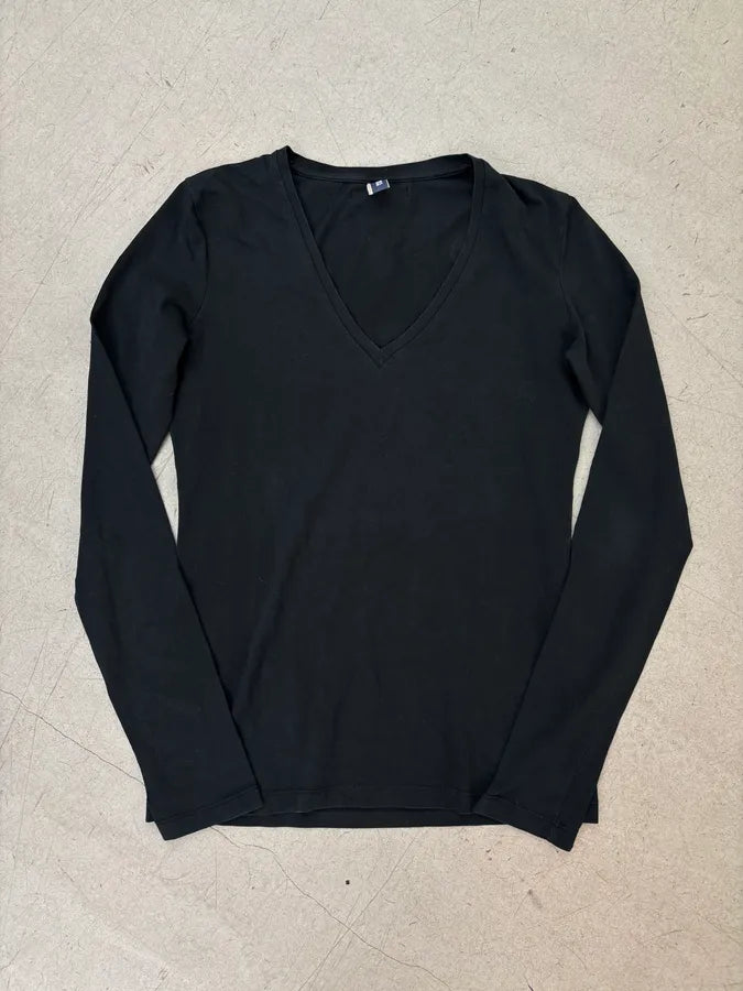 Jean Paul Gaultier Black Cotton Decorative Button Longsleeves GsEXajw 3