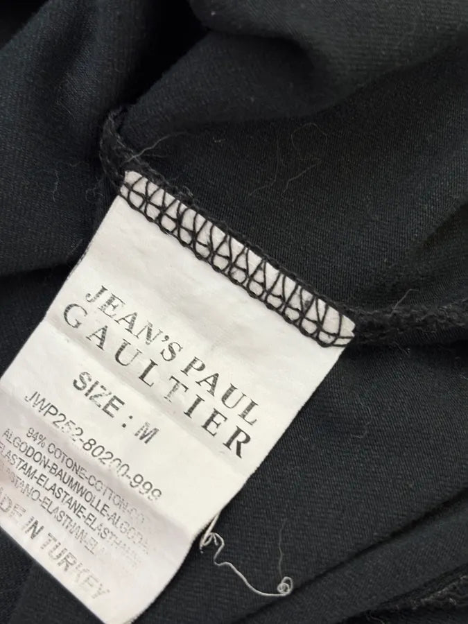 Jean Paul Gaultier Black Cotton Decorative Button Longsleeves GsEXajw 7