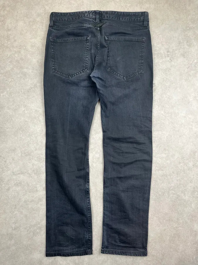 2000s Jean Paul Gaultier Black Denim Straight Leg Jeans EyRnoCa 4