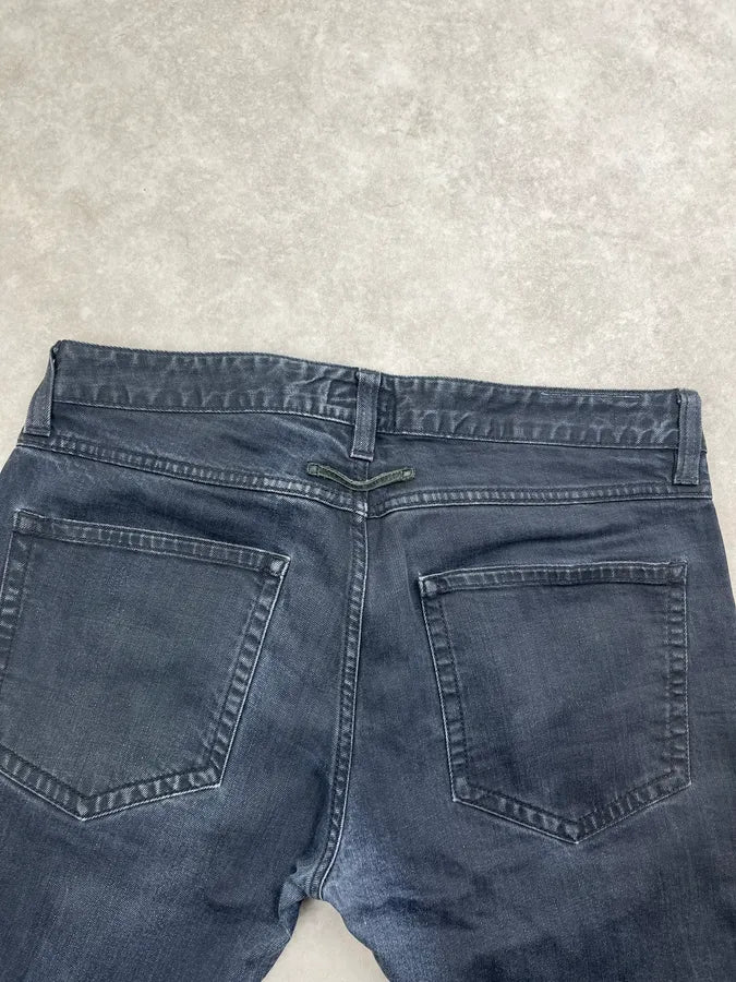 2000s Jean Paul Gaultier Black Denim Straight Leg Jeans EyRnoCa 6