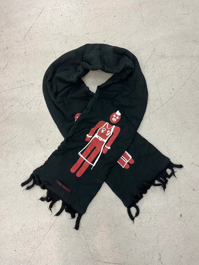 Jean Paul Gaultier Black Gender Confusion Scarf mxQNSLX 1