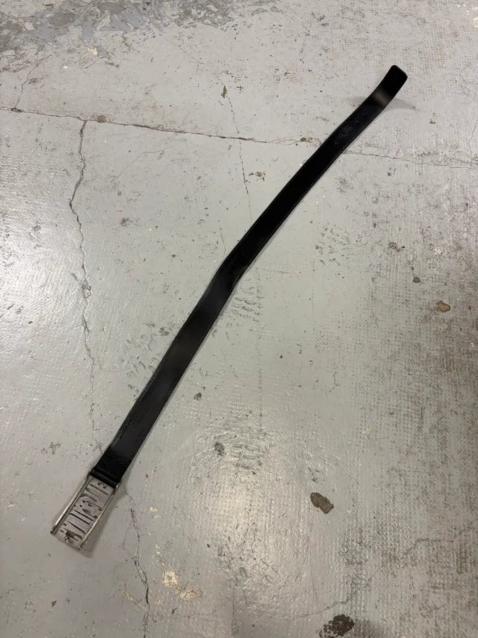Jean Paul Gaultier Black Leather Anchor Buckle Belt yEtgcon 8