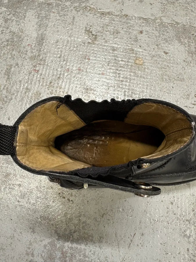 Jean Paul Gaultier Black Leather Ankle Boots UvmvyvE 8