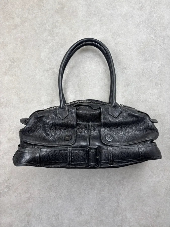 Jean Paul Gaultier Black Leather Handle Bag pUTptOs 0