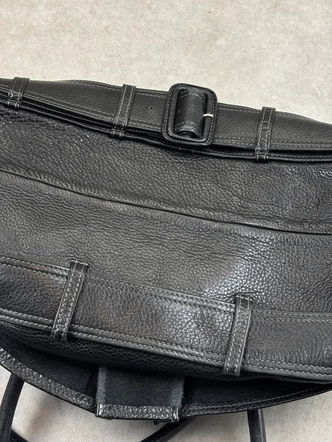 Jean Paul Gaultier Black Leather Handle Bag pUTptOs 15