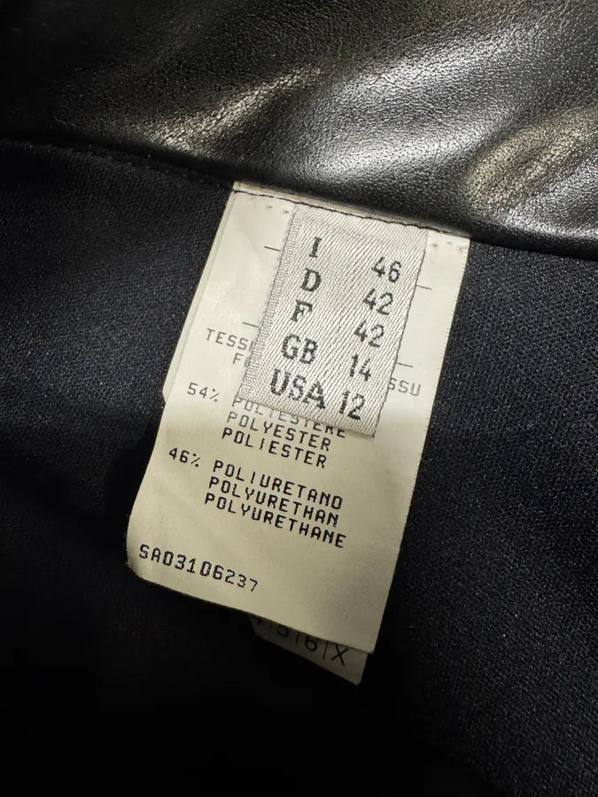 1990s Jean Paul Gaultier Black Faux Leather Pants (M/L) ZwDNmpP 8