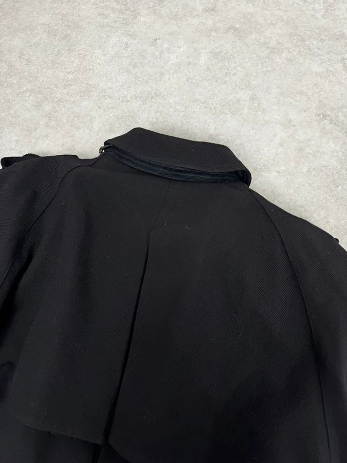 2000s Jean Paul Gaultier Black Signature Trench Coat MhArkHe 5