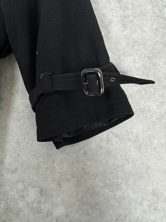 2000s Jean Paul Gaultier Black Signature Trench Coat MhArkHe 8