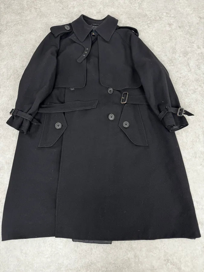 2000s Jean Paul Gaultier Black Signature Trench Coat MhArkHe 2