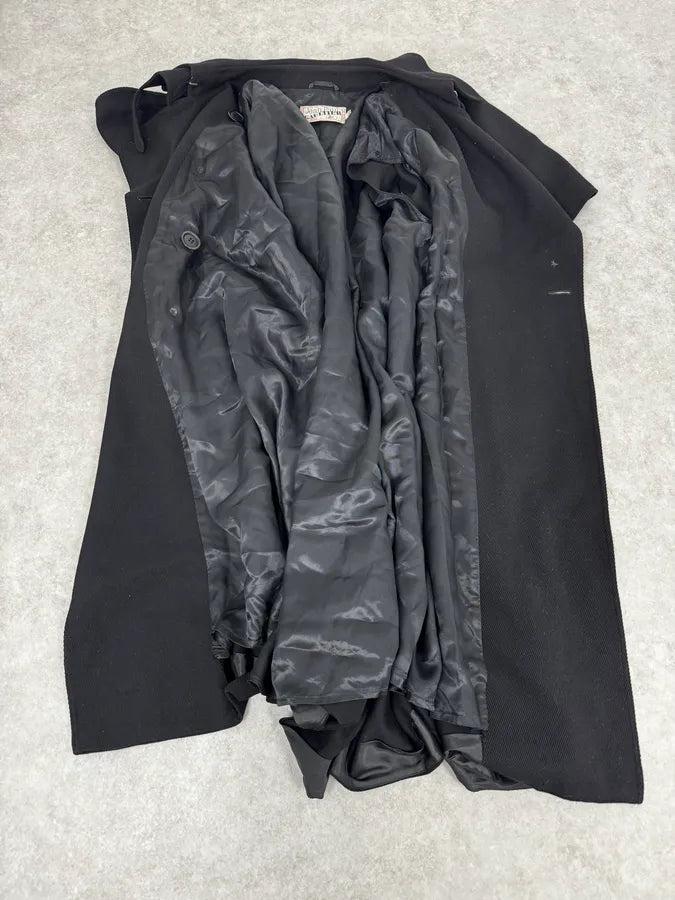 2000s Jean Paul Gaultier Black Signature Trench Coat MhArkHe 6