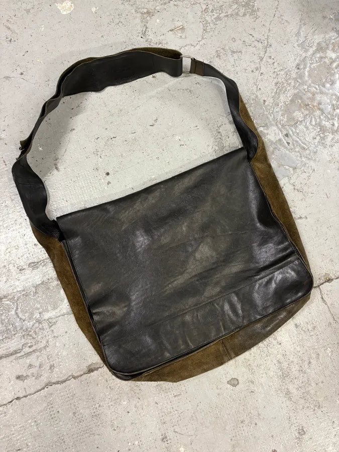 Jean Paul Gaultier Black Suede Leather Shoulder Bag fRBWbmO 3