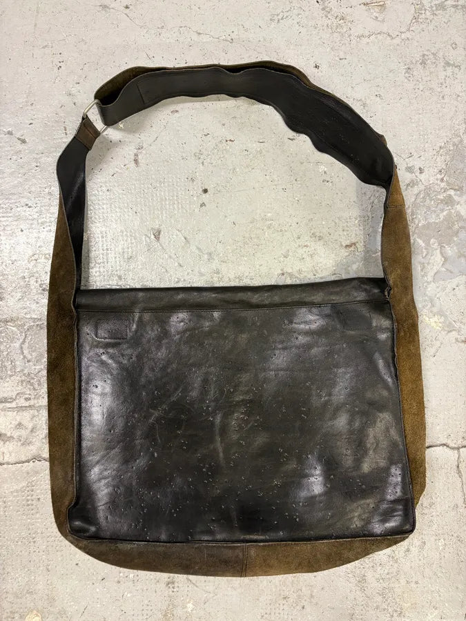 Jean Paul Gaultier Black Suede Leather Shoulder Bag fRBWbmO 4