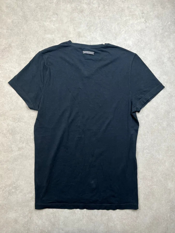 Jean Paul Gaultier Black V-Neck Royal T-Shirt nVHEziU 3