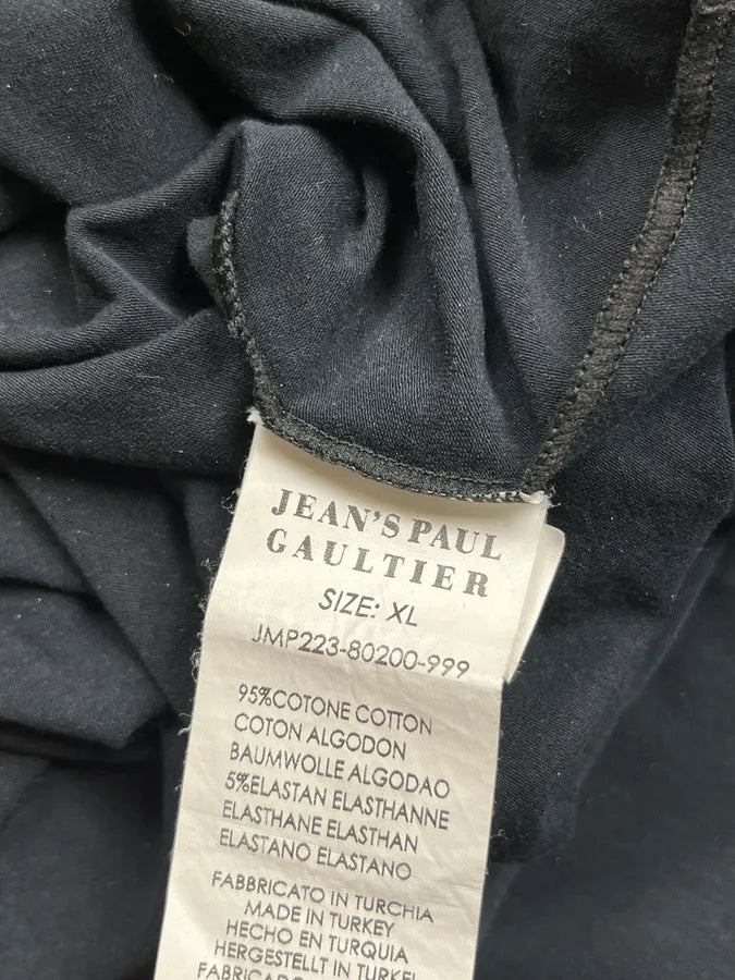Jean Paul Gaultier Black V-Neck Royal T-Shirt nVHEziU 7
