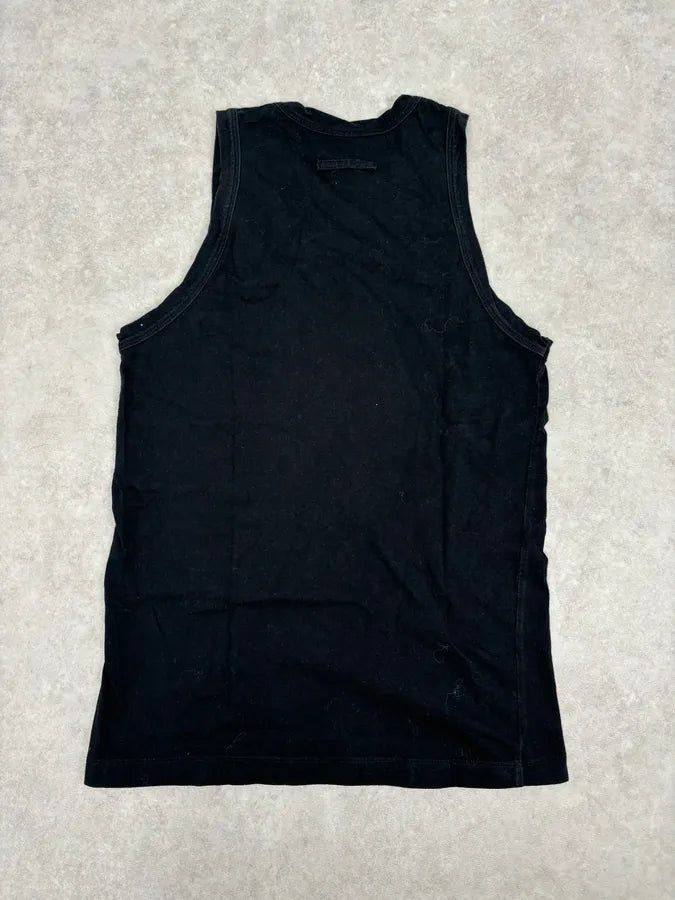 2000s Jean Paul Gaultier Black Destructured Face Tank Top CPKAYhe 4