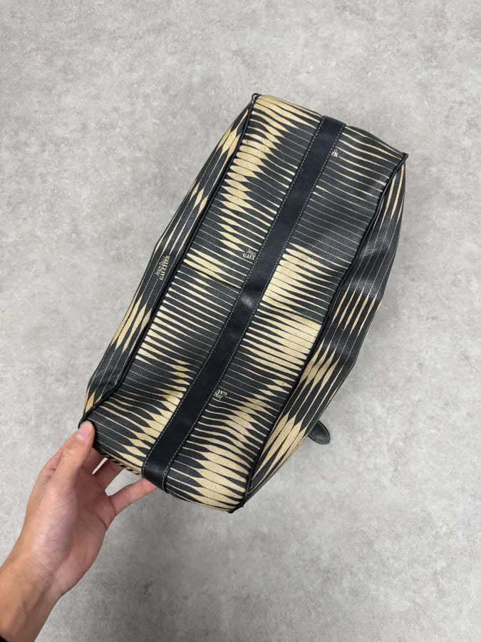 Jean Paul Gaultier Black Yellowished Leather Handle Bag rGyIsue 6