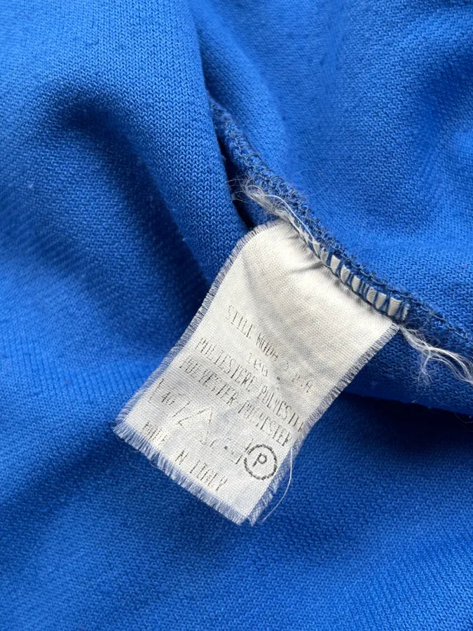 1990s Jean Paul Gaultier Blue Longsleeves Zip-up Polo Shirt YyMyIkX 11