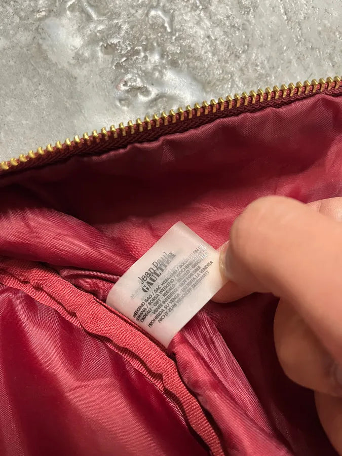 Jean Paul Gaultier Bordeaux Boxing Bag (OS) ibuNJyY 8